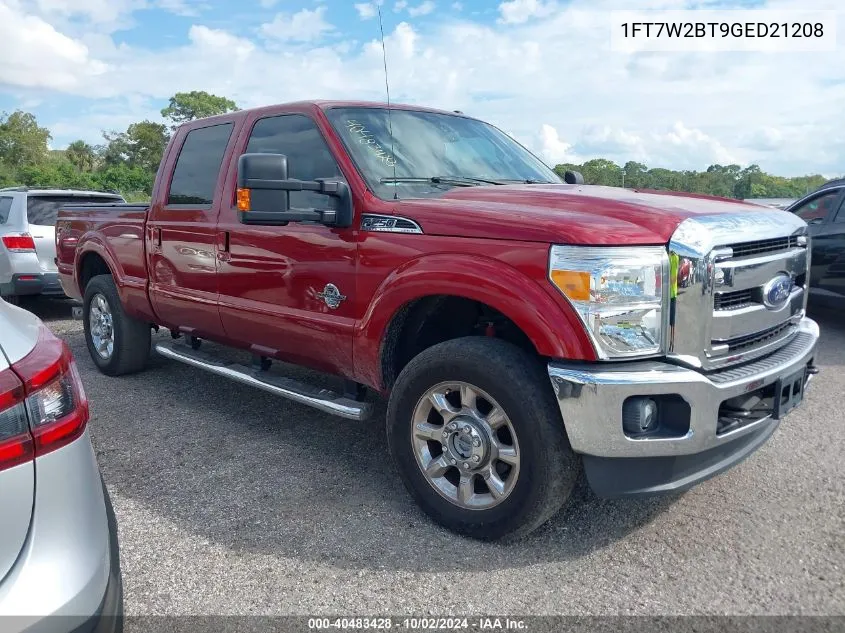 2016 Ford F-250 Lariat VIN: 1FT7W2BT9GED21208 Lot: 40483428