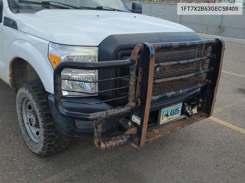 1FT7X2B63GEC58405 2016 Ford F-250 Xl