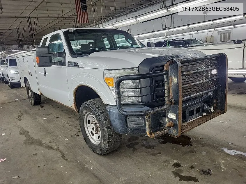 1FT7X2B63GEC58405 2016 Ford F-250 Xl