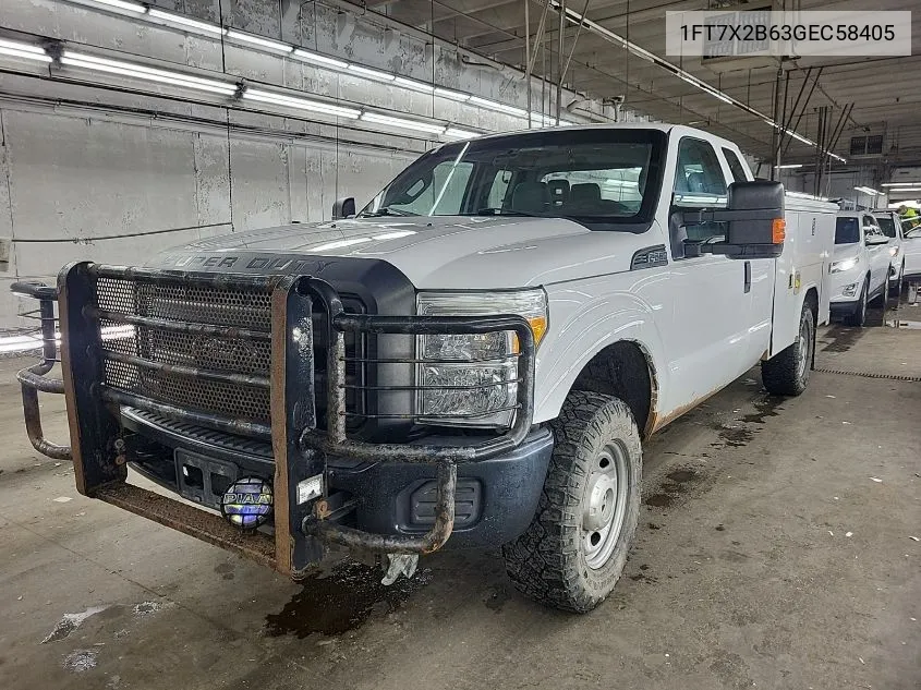 1FT7X2B63GEC58405 2016 Ford F-250 Xl