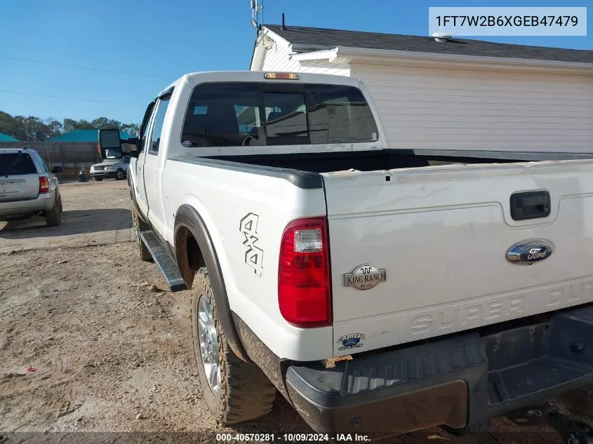 1FT7W2B6XGEB47479 2016 Ford F-250 Lariat