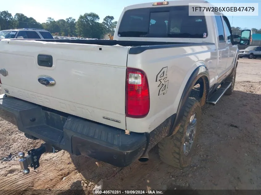 1FT7W2B6XGEB47479 2016 Ford F-250 Lariat