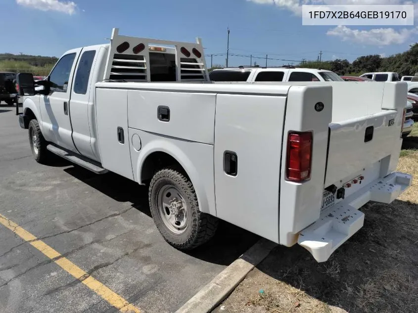 1FD7X2B64GEB19170 2016 Ford F250 Super Duty