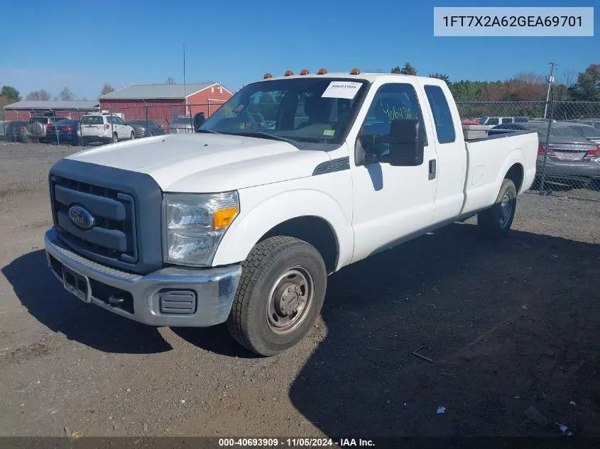 1FT7X2A62GEA69701 2016 Ford F-250 Xl