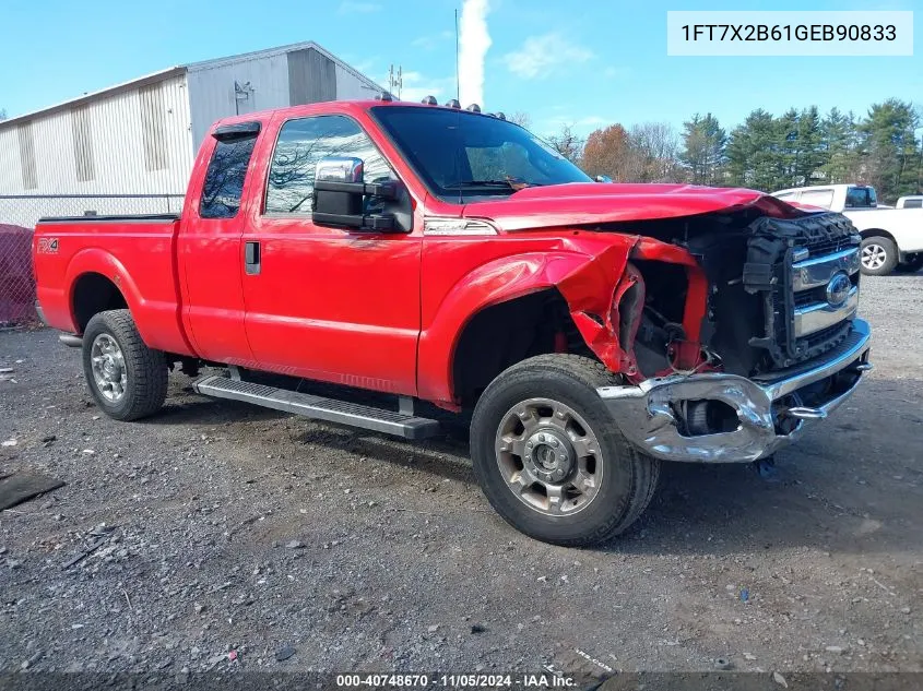 2016 Ford F-250 Xlt VIN: 1FT7X2B61GEB90833 Lot: 40748670