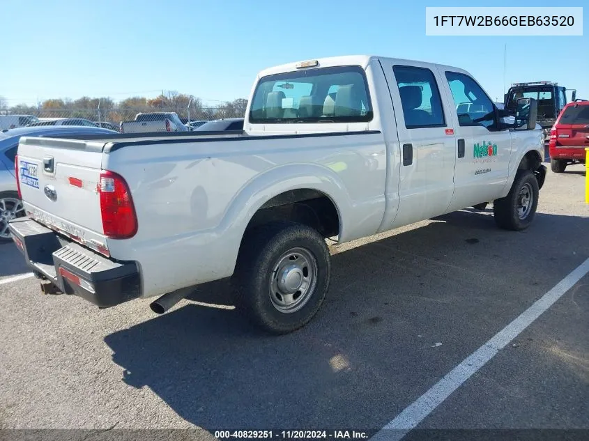 2016 Ford F-250 Lariat/Xl/Xlt VIN: 1FT7W2B66GEB63520 Lot: 40829251