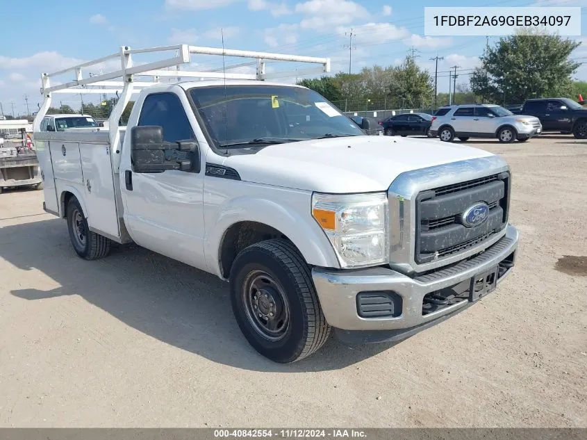 2016 Ford F-250 Xl VIN: 1FDBF2A69GEB34097 Lot: 40842554