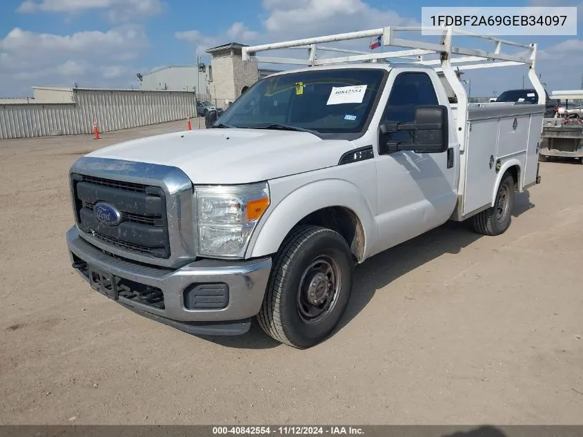 2016 Ford F-250 Xl VIN: 1FDBF2A69GEB34097 Lot: 40842554