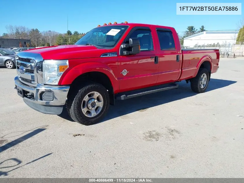 2016 Ford F-250 Xlt VIN: 1FT7W2BT5GEA75886 Lot: 40886499