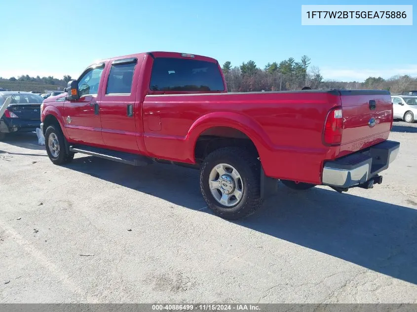 2016 Ford F-250 Xlt VIN: 1FT7W2BT5GEA75886 Lot: 40886499