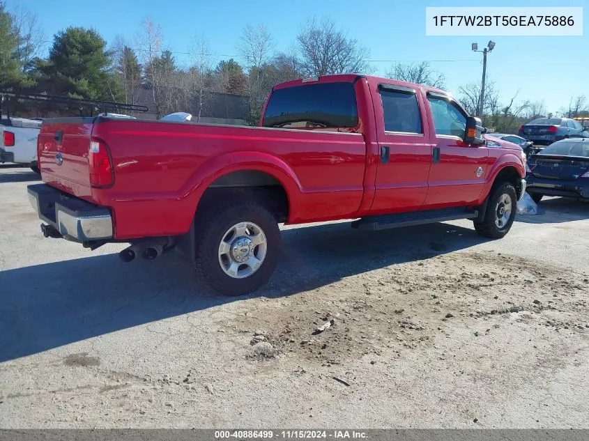 2016 Ford F-250 Xlt VIN: 1FT7W2BT5GEA75886 Lot: 40886499