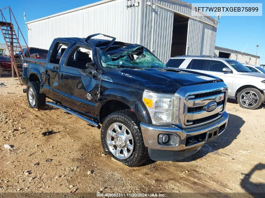 2016 Ford F-250 Lariat VIN: 1FT7W2BTXGEB75899 Lot: 40905231