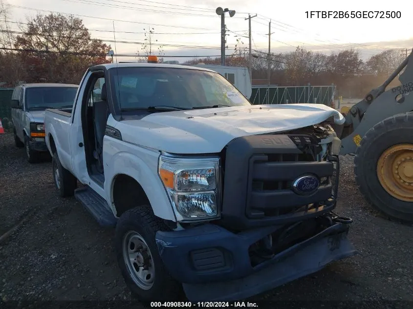 2016 Ford F-250 Xl VIN: 1FTBF2B65GEC72500 Lot: 40908340