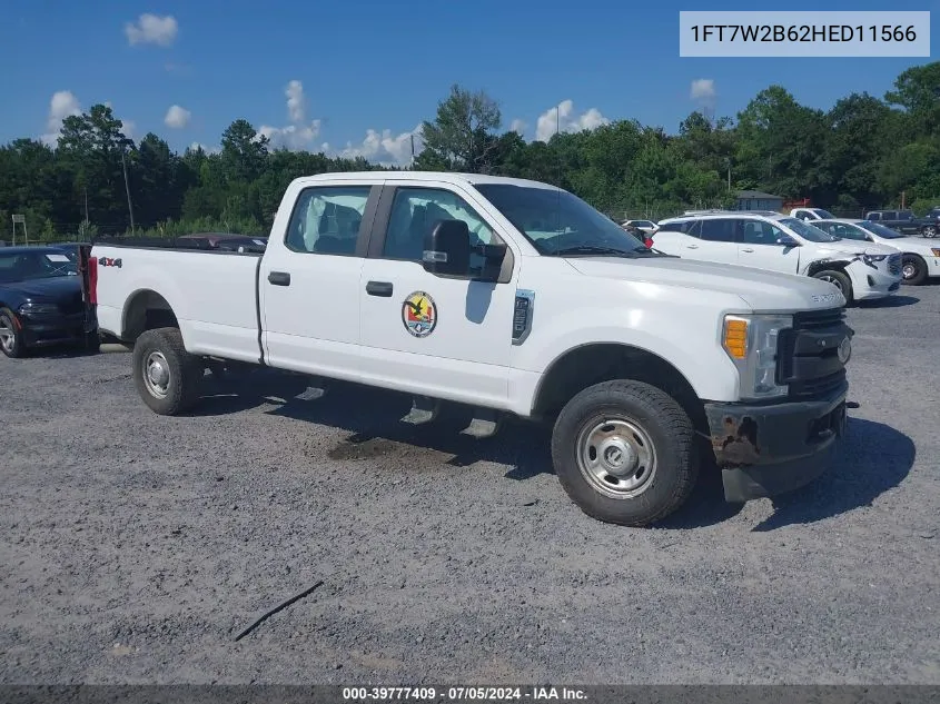 1FT7W2B62HED11566 2017 Ford F-250 Xl