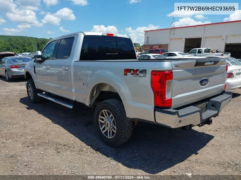 2017 Ford F-250 Lariat VIN: 1FT7W2B69HEC93695 Lot: 39840768