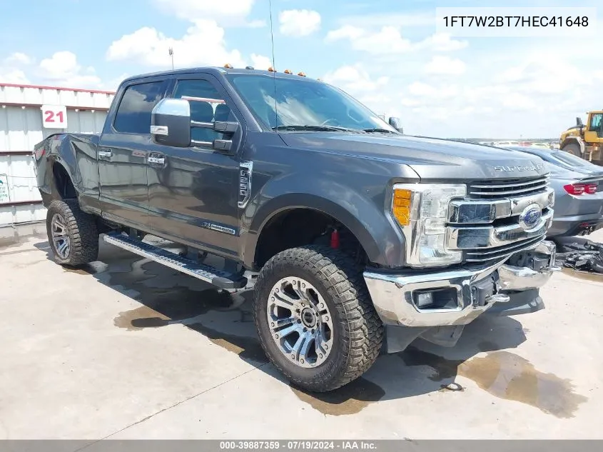 1FT7W2BT7HEC41648 2017 Ford F-250 Lariat