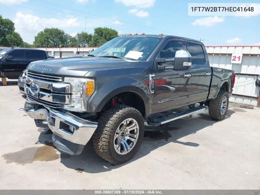 1FT7W2BT7HEC41648 2017 Ford F-250 Lariat