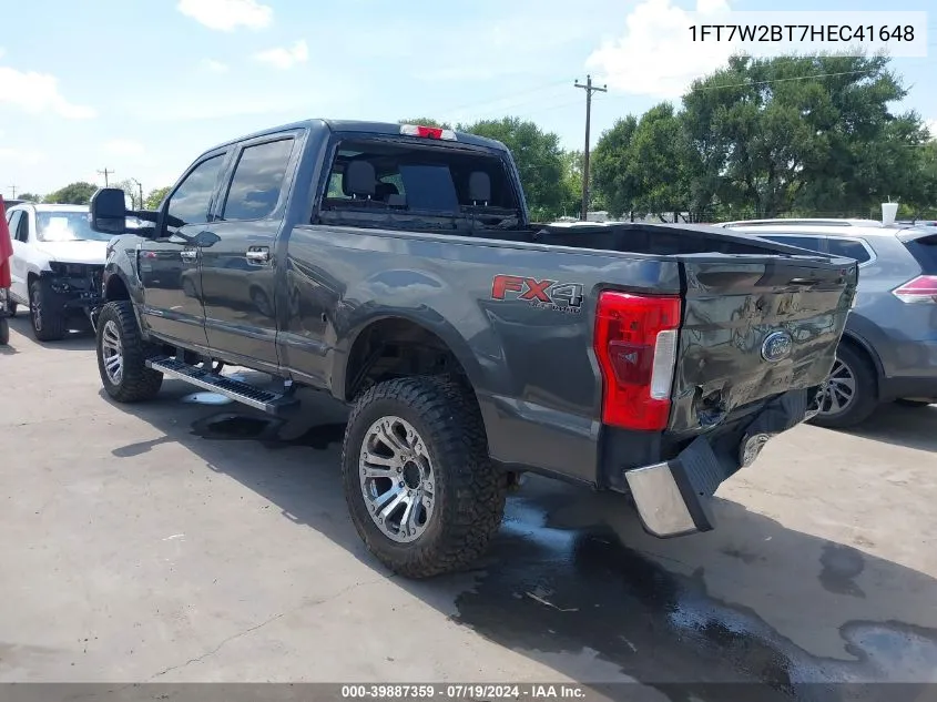 1FT7W2BT7HEC41648 2017 Ford F-250 Lariat