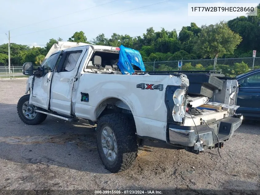 2017 Ford F-250 Lariat VIN: 1FT7W2BT9HEC28660 Lot: 39915505