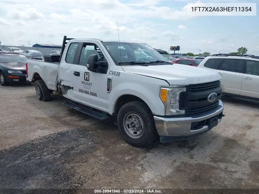 1FT7X2A63HEF11354 2017 Ford F-250 Xl