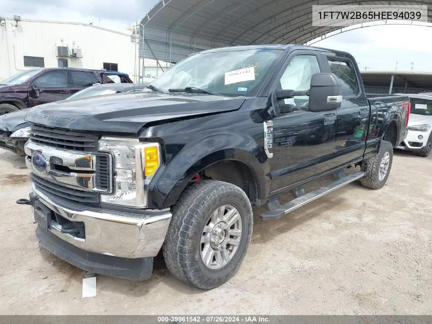 2017 Ford F-250 Xl VIN: 1FT7W2B65HEE94039 Lot: 40535576