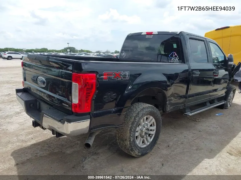 2017 Ford F-250 Xl VIN: 1FT7W2B65HEE94039 Lot: 40535576