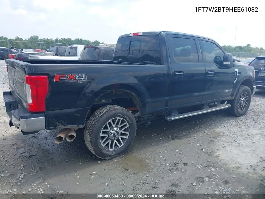 2017 Ford F-250 Lariat VIN: 1FT7W2BT9HEE61082 Lot: 40053460