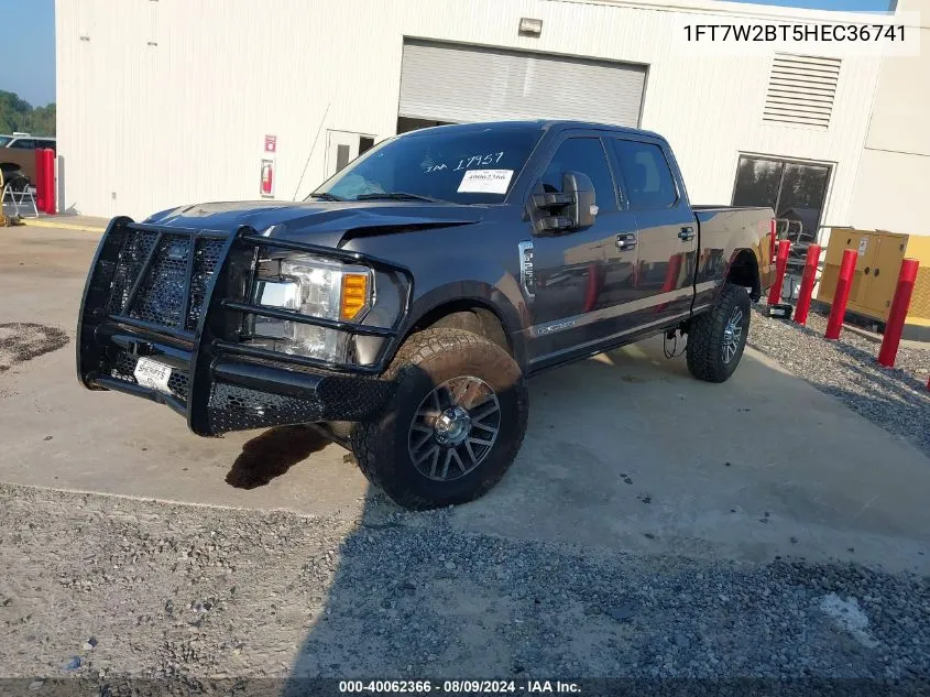 1FT7W2BT5HEC36741 2017 Ford F-250 Lariat