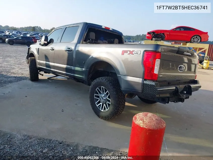 1FT7W2BT5HEC36741 2017 Ford F-250 Lariat