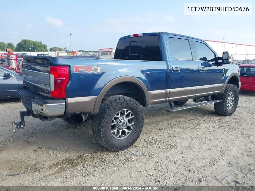 1FT7W2BT9HED50676 2017 Ford F-250 King Ranch