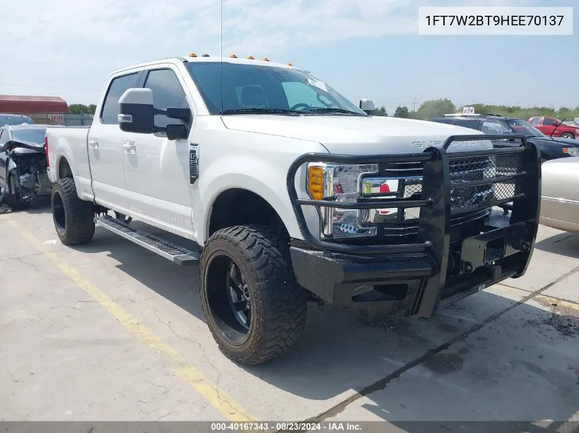 2017 Ford F-250 Lariat VIN: 1FT7W2BT9HEE70137 Lot: 40167343