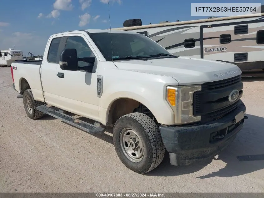 2017 Ford F-250 Xl VIN: 1FT7X2B63HEE50764 Lot: 40167803