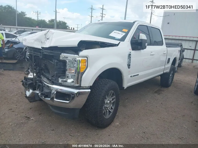 1FT7W2BT0HED50341 2017 Ford F-250 Lariat