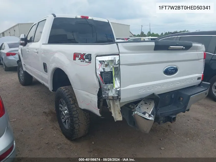 1FT7W2BT0HED50341 2017 Ford F-250 Lariat