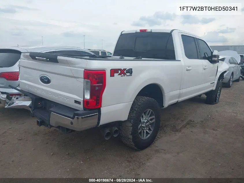 1FT7W2BT0HED50341 2017 Ford F-250 Lariat