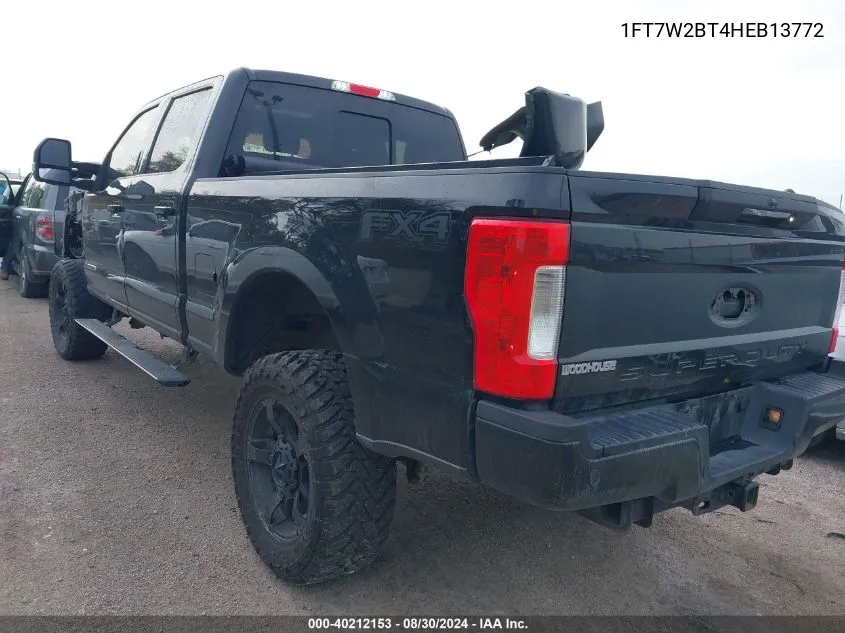 1FT7W2BT4HEB13772 2017 Ford F-250 Lariat