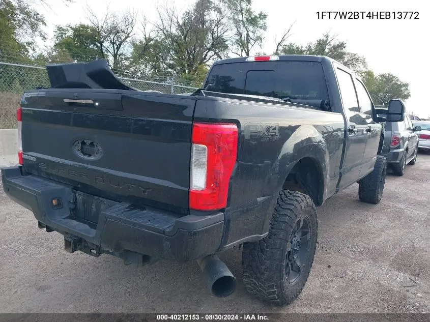 1FT7W2BT4HEB13772 2017 Ford F-250 Lariat