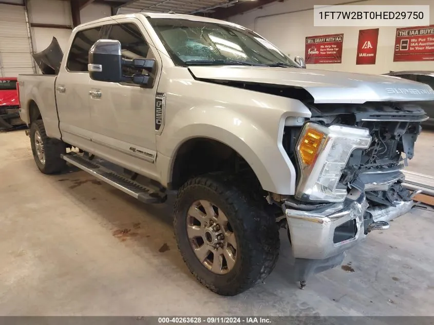 1FT7W2BT0HED29750 2017 Ford F250 Super Duty