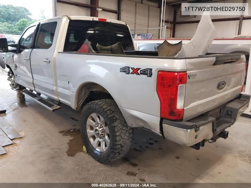 1FT7W2BT0HED29750 2017 Ford F250 Super Duty