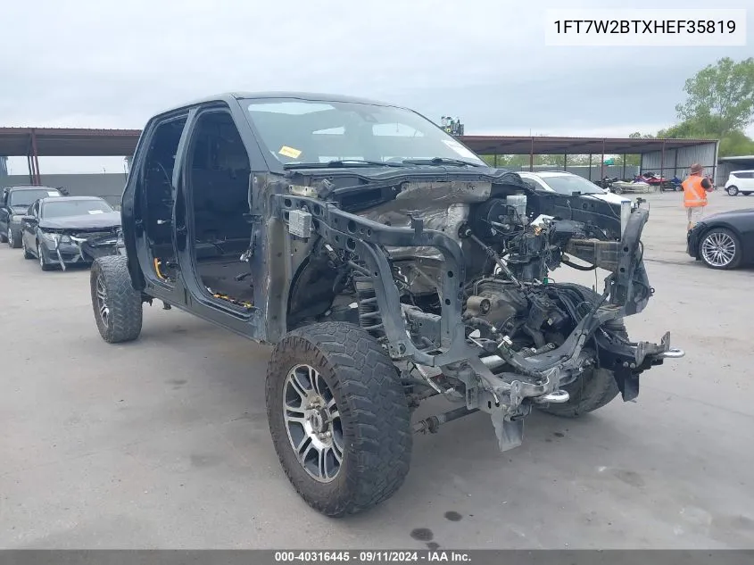 1FT7W2BTXHEF35819 2017 Ford F250 Super Duty