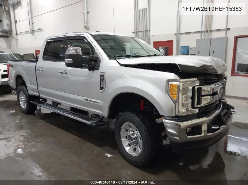 2017 Ford F-250 Xlt VIN: 1FT7W2BT9HEF15383 Lot: 40346110