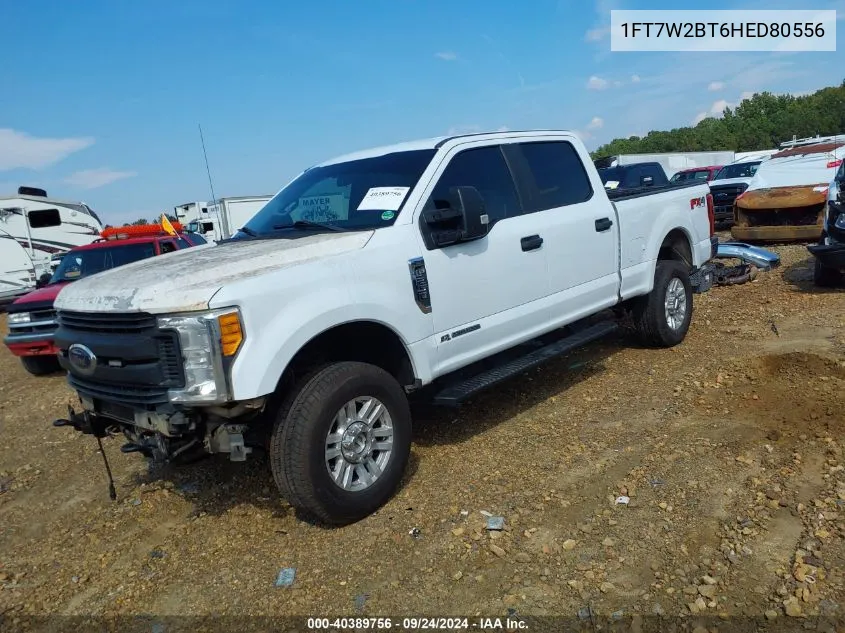 2017 Ford F-250 Xl VIN: 1FT7W2BT6HED80556 Lot: 40389756