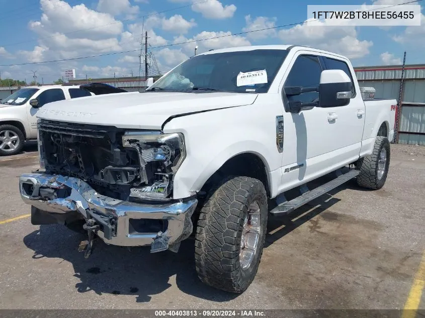 1FT7W2BT8HEE56455 2017 Ford F-250 Lariat