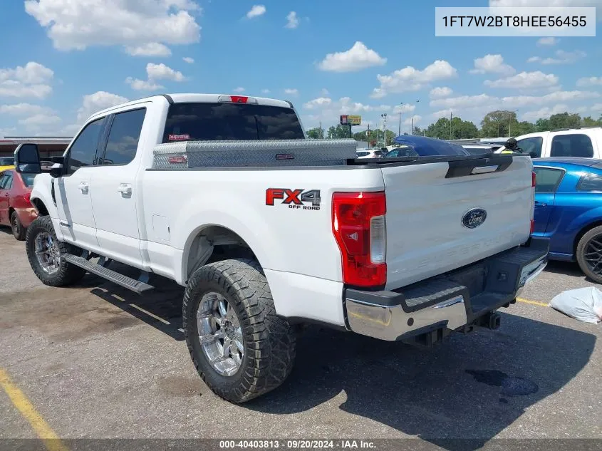 1FT7W2BT8HEE56455 2017 Ford F-250 Lariat