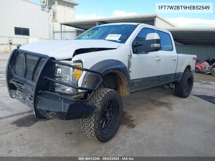 1FT7W2BT9HEB52549 2017 Ford F-250 Lariat