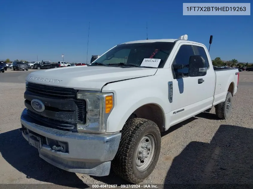 2017 Ford F-250 Xl VIN: 1FT7X2BT9HED19263 Lot: 40412657