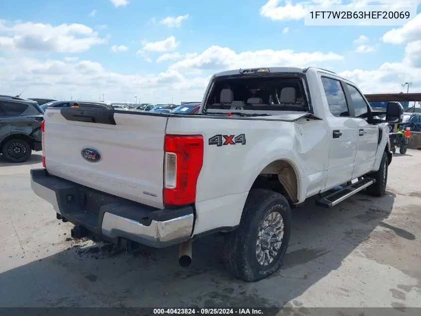 1FT7W2B63HEF20069 2017 Ford F-250 Xl