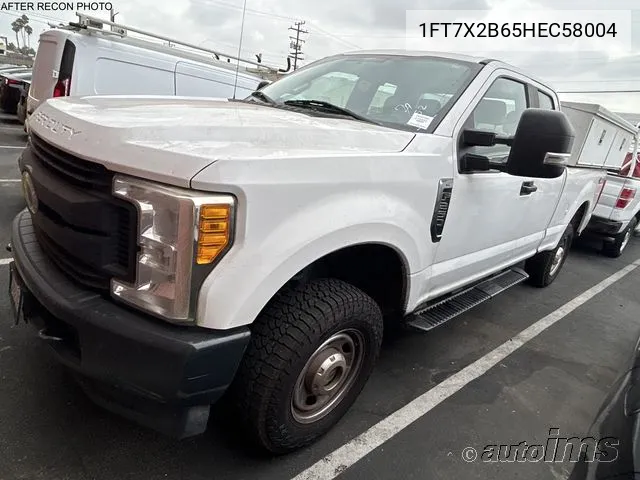 2017 Ford F-250 Xl VIN: 1FT7X2B65HEC58004 Lot: 40443231