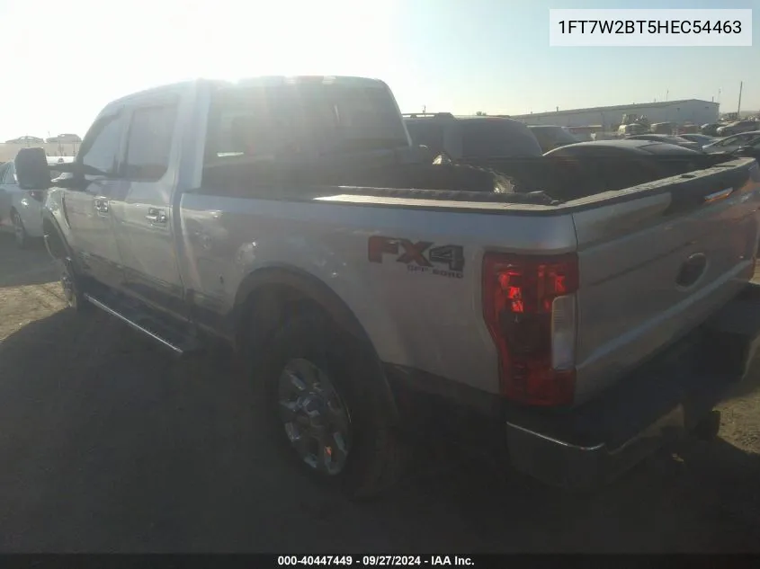 2017 Ford F-250 Lariat VIN: 1FT7W2BT5HEC54463 Lot: 40447449