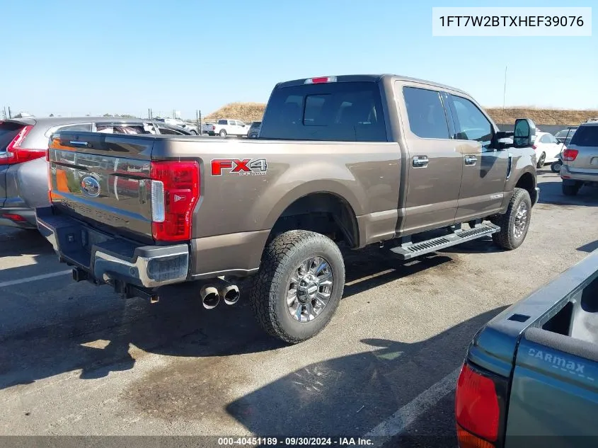 1FT7W2BTXHEF39076 2017 Ford F-250 Lariat